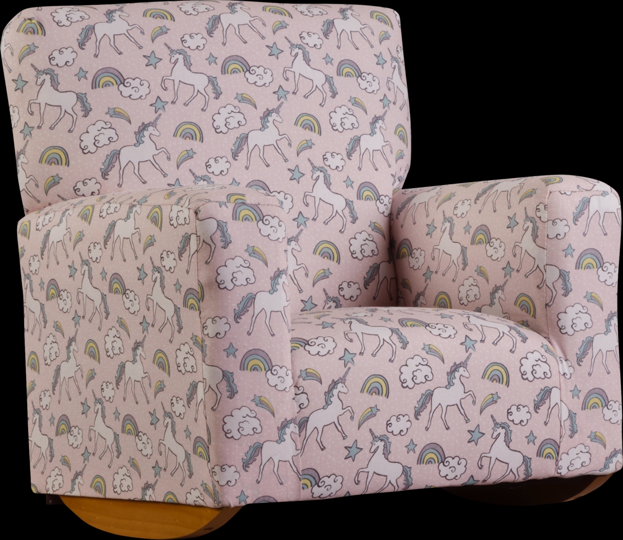 Kelti Light Pink Toddler Rocker - Thumbnail - Image 1