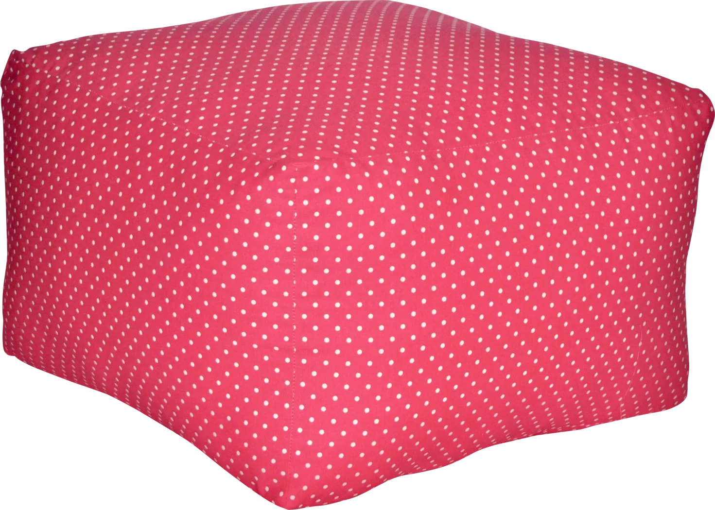 Kids Kikka Pink Square Poufette - Thumbnail - Image 1