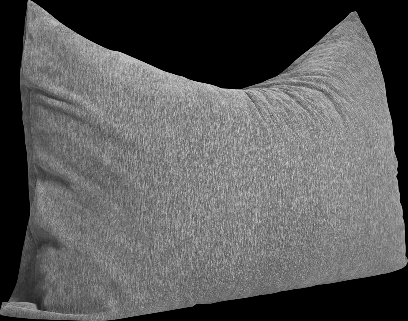 Kids Kimmy Gray Large Bean Bag Cahir and Floor Pillow - Thumbnail - Image 1