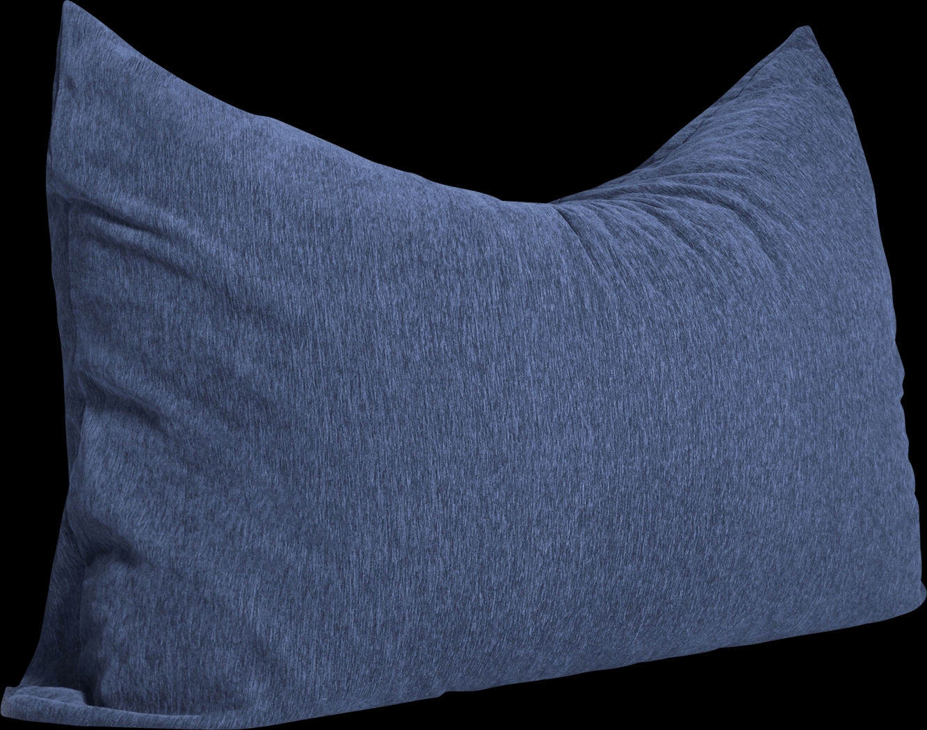 Kids Kimmy Navy Large Bean Bag Chair and Floor Pillow - Thumbnail - Image 1