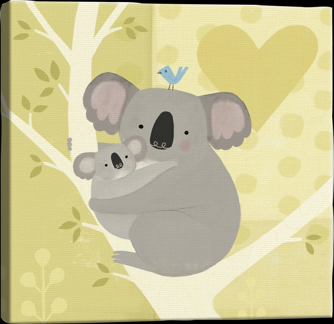 Kids Koala Mama III Green Artwork - Thumbnail - Image 1