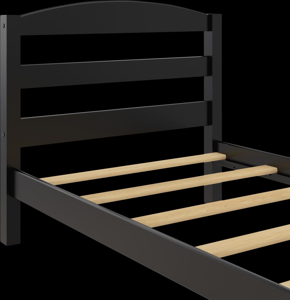 Kids Krevan Black Twin Bed - Thumbnail - Image 11