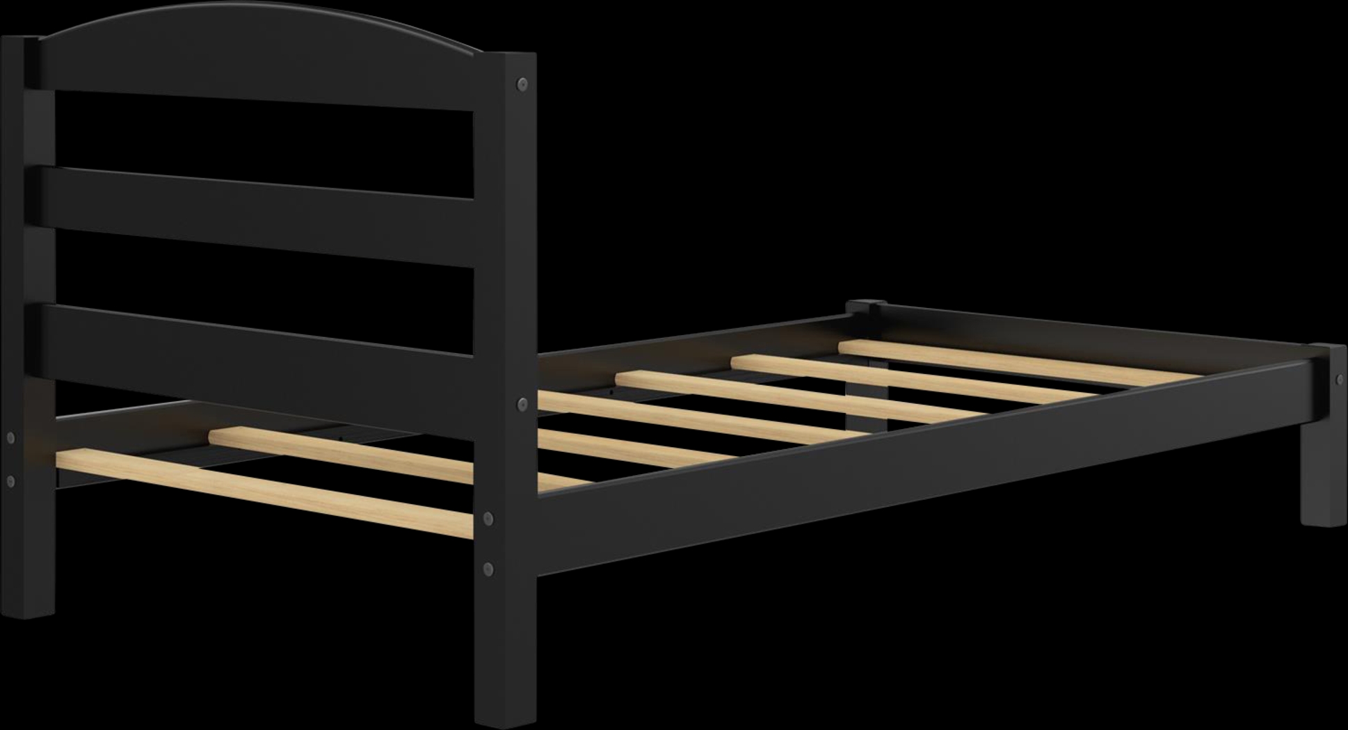 Kids Krevan Black Twin Bed - Thumbnail - Image 9