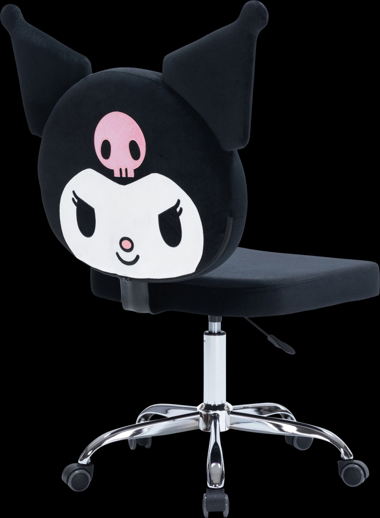 Kids Kuromi Black Vanity Chair - Thumbnail - Image 3