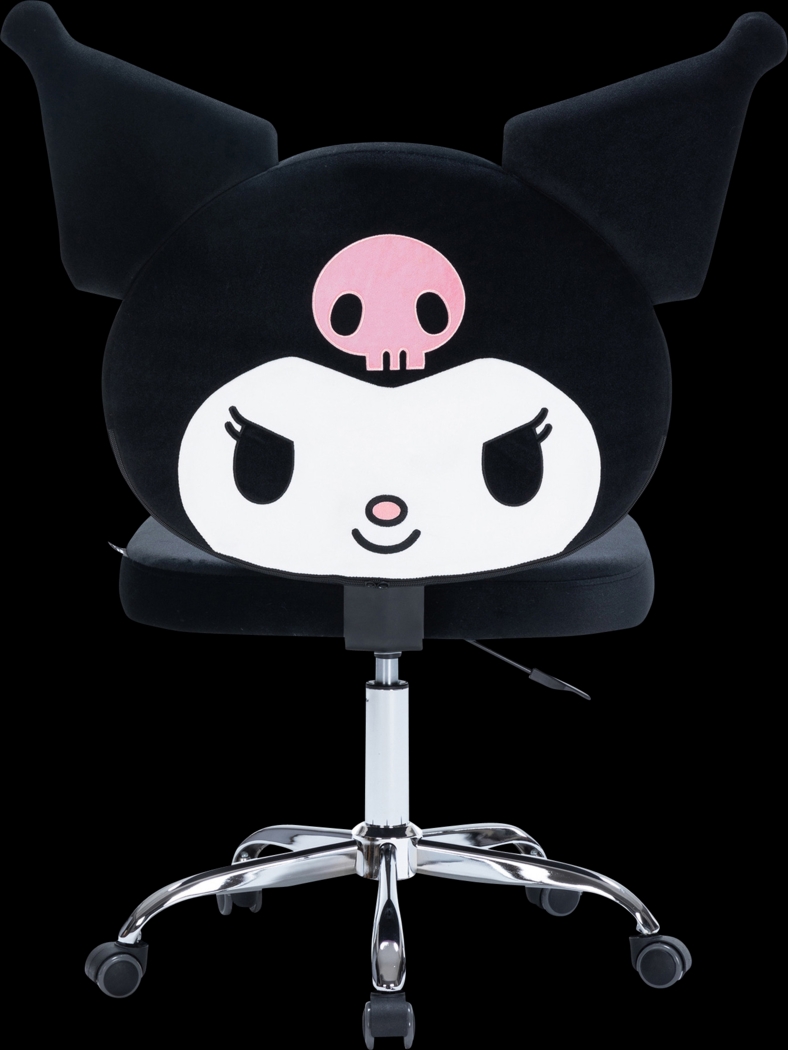 Kids Kuromi Black Vanity Chair - Thumbnail - Image 1