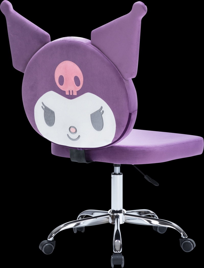 Kids Kuromi Lilac Vanity Chair - Thumbnail - Image 3