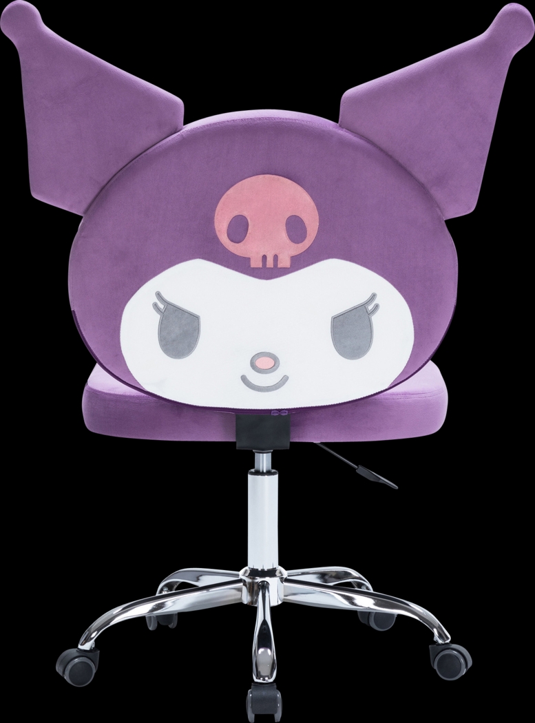 Kids Kuromi Lilac Vanity Chair - Thumbnail - Image 1