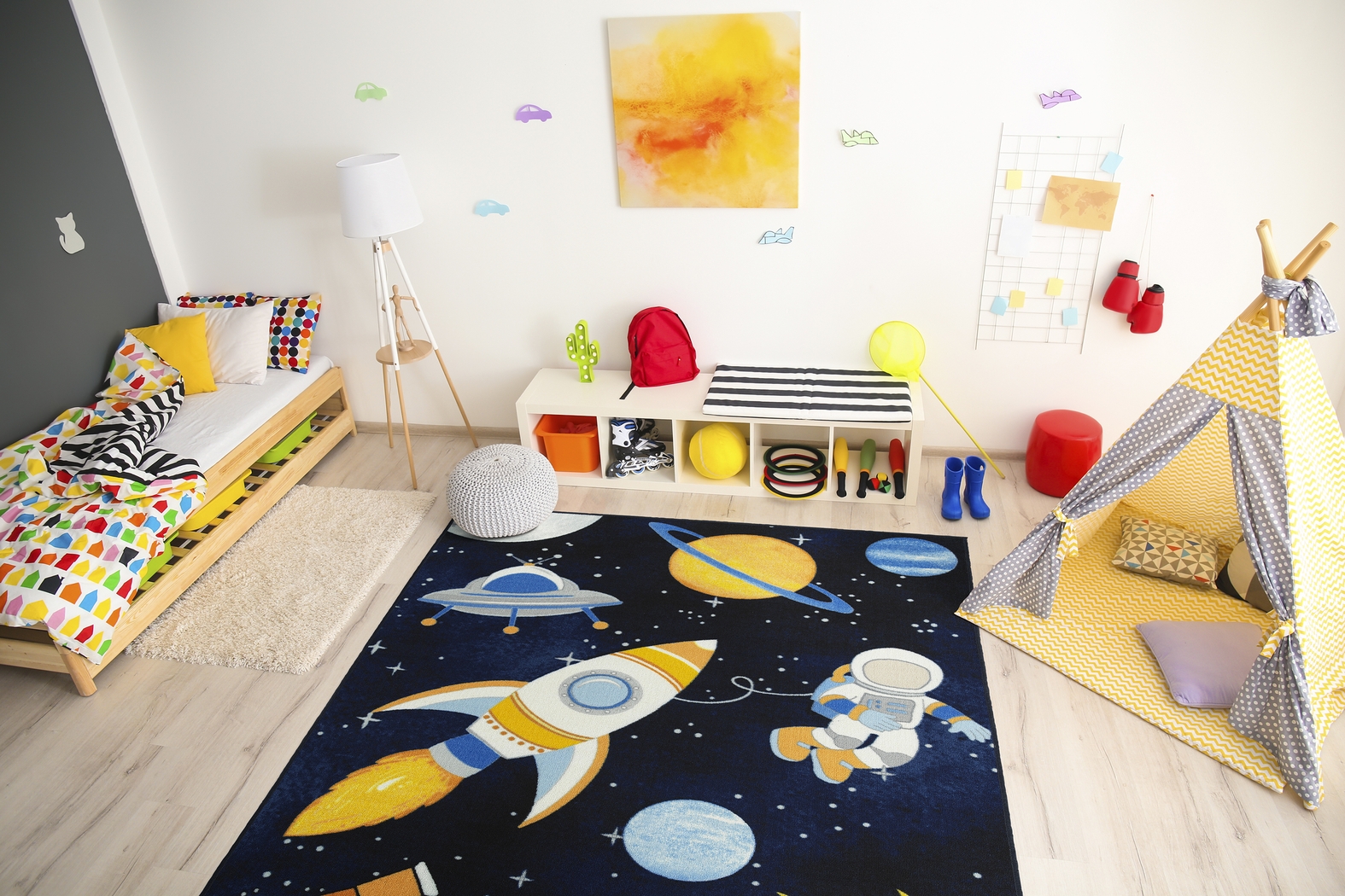 Kids Lapsley Multi 5' x 7' Rug - Thumbnail - Image 2