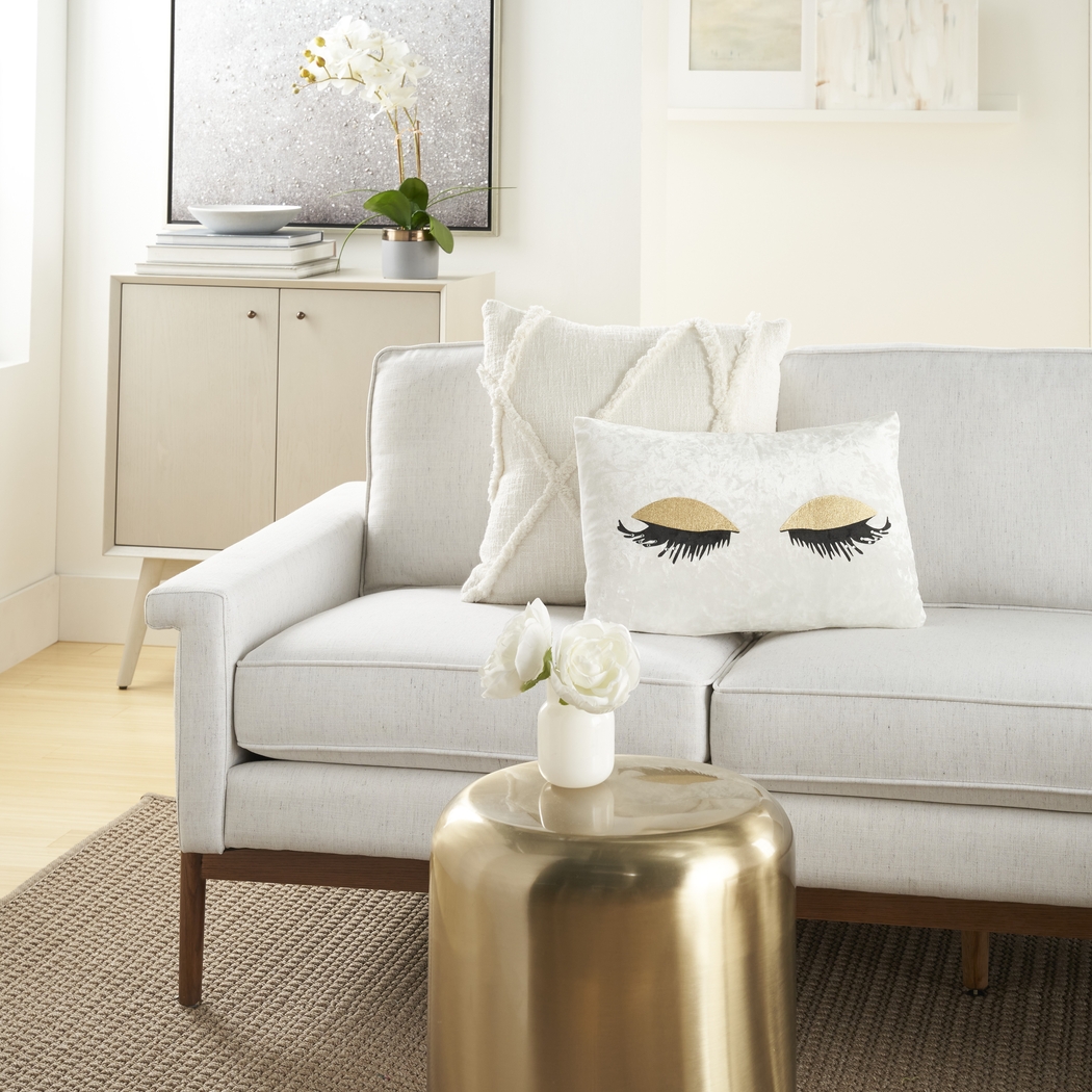 Kids Lash Park Gold Throw Pillow - Thumbnail - Image 3