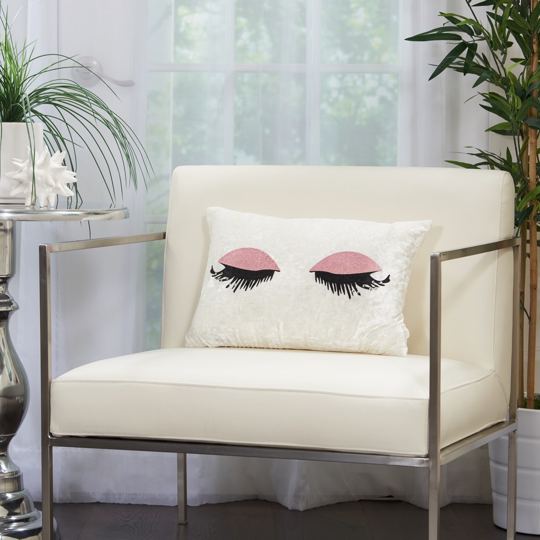 Kids Lash Park Rose Gold Throw Pillow - Thumbnail - Image 3