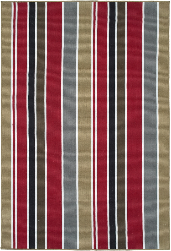 Kids Lathan Red 5' x 7' Rug - Thumbnail - Image 1