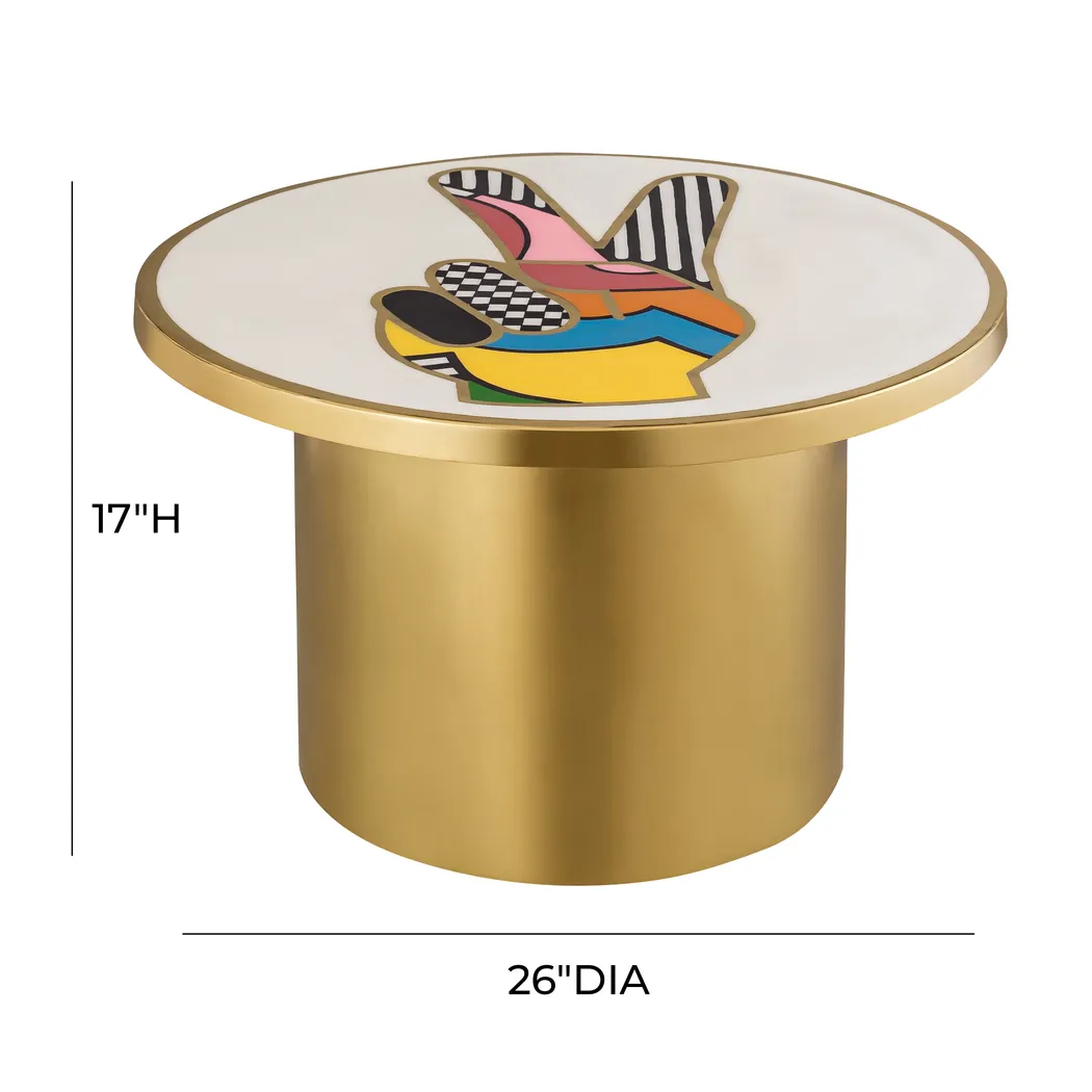 Kids Latoure Gold Cocktail Table - Thumbnail - Image 9