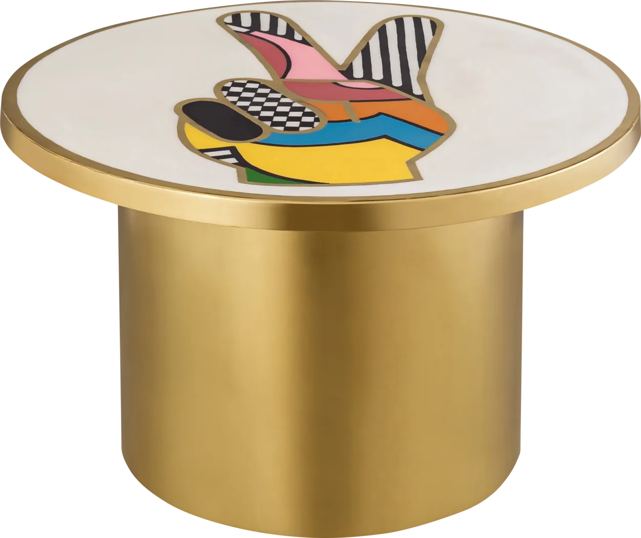 Kids Latoure Gold Cocktail Table - Thumbnail - Image 1