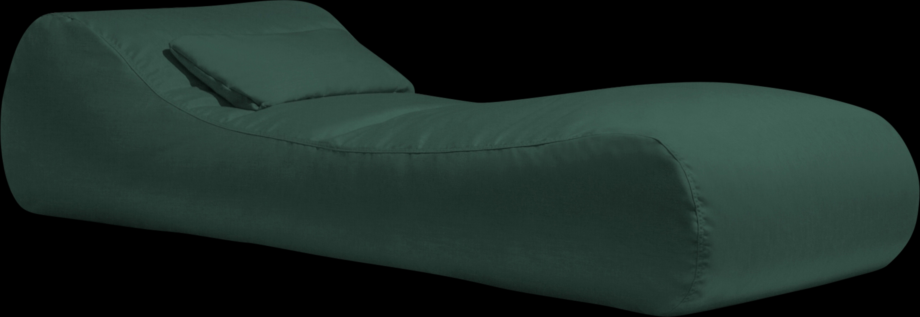 Kids Lax Time Emerald Indoor/Outdoor Bean Bag - Thumbnail - Image 1