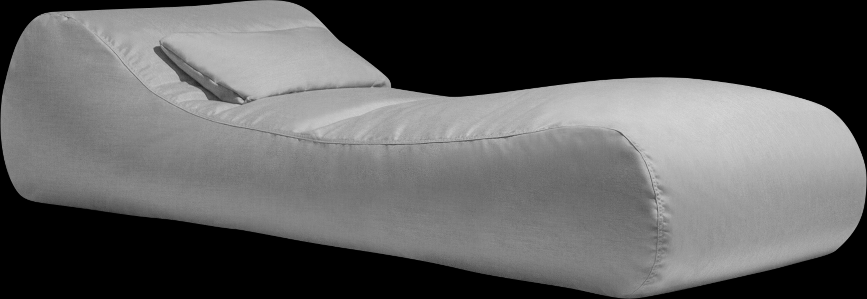 Kids Lax Time Gray Indoor/Outdoor Bean Bag - Thumbnail - Image 1