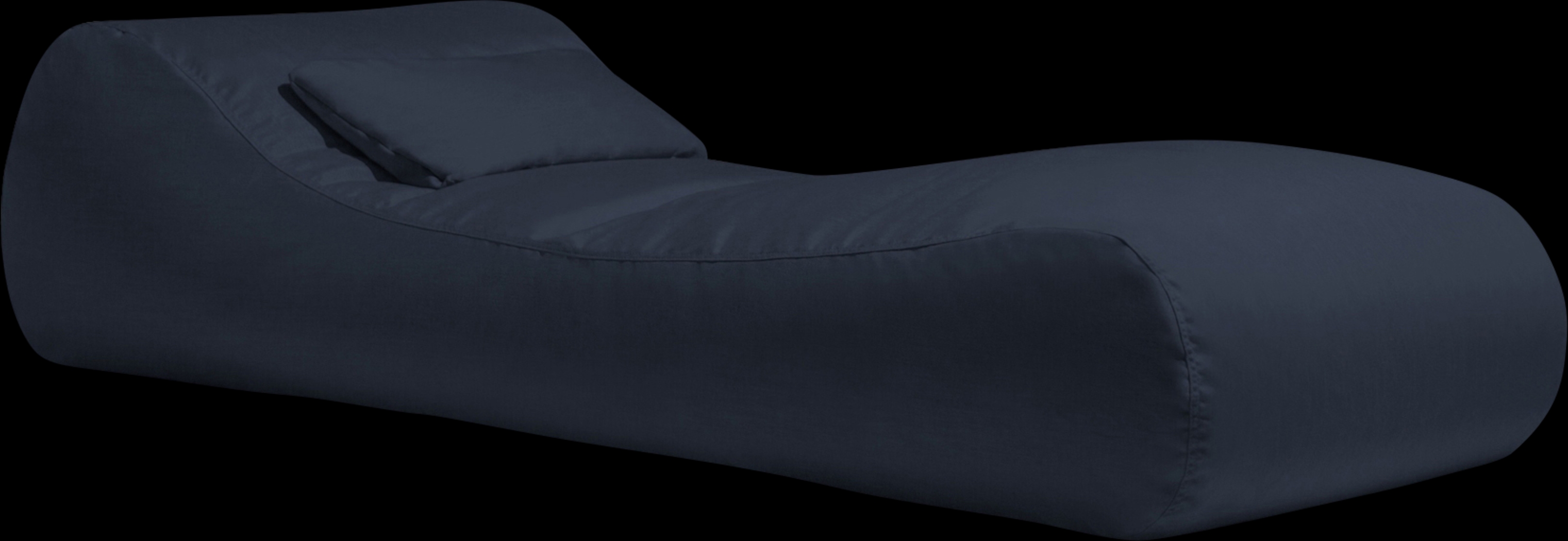 Kids Lax Time Indigo Indoor/Outdoor Bean Bag - Thumbnail - Image 1