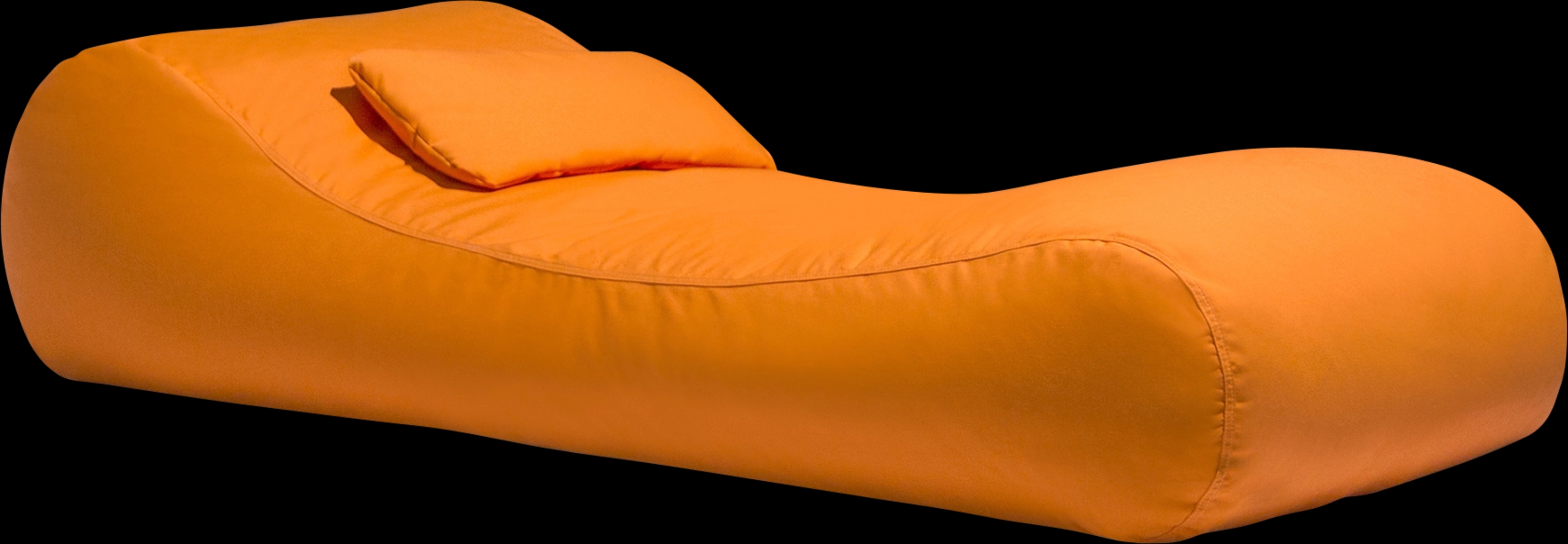 Kids Lax Time Orange Indoor/Outdoor Bean Bag - Thumbnail - Image 1