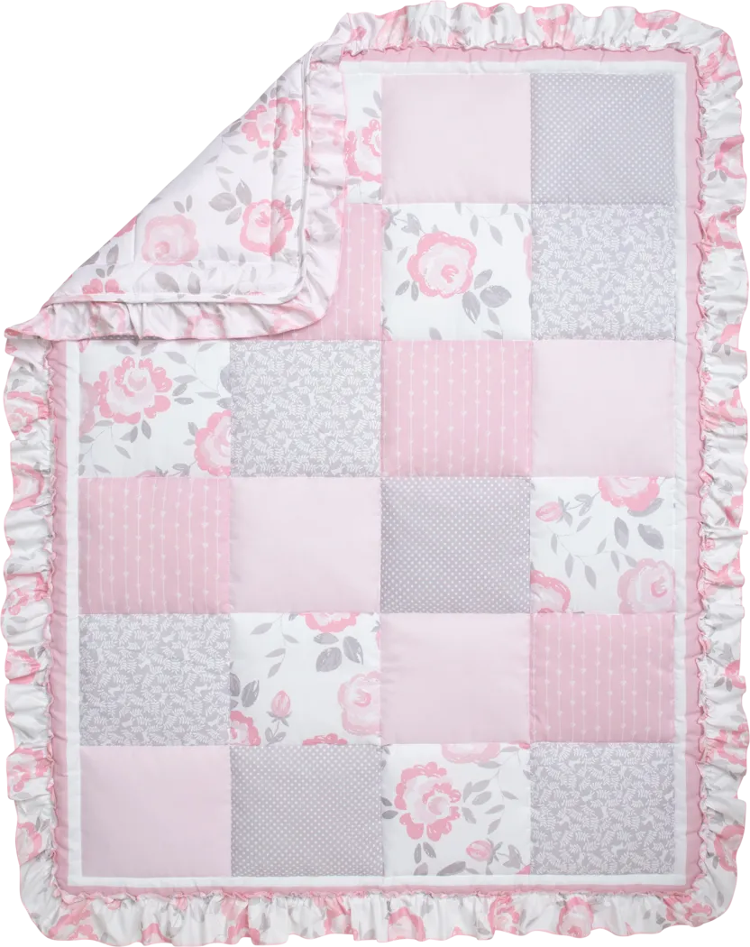 Kids Leire Pink 4 Pc Baby Bedding Set - Thumbnail - Image 4