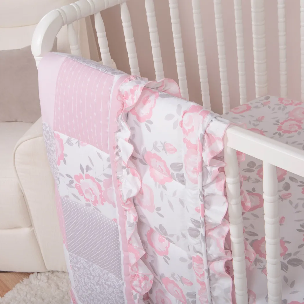 Kids Leire Pink 4 Pc Baby Bedding Set - Thumbnail - Image 7