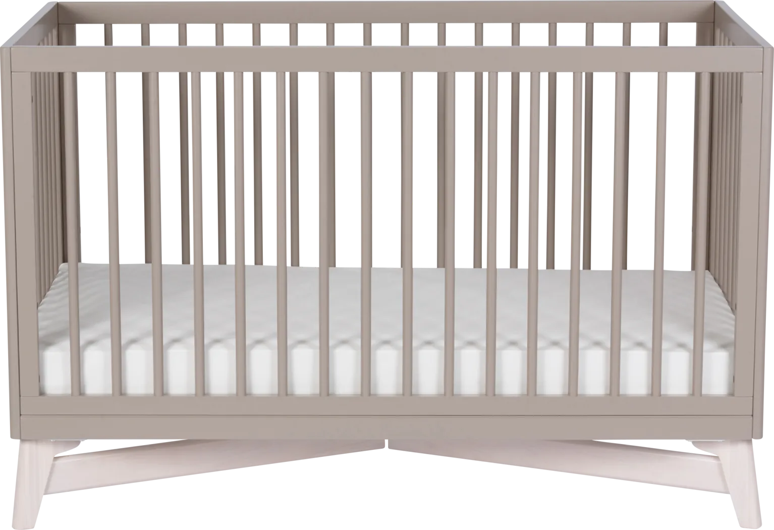 Kids Levia Taupe/Washed Convertible Crib - Thumbnail - Image 12