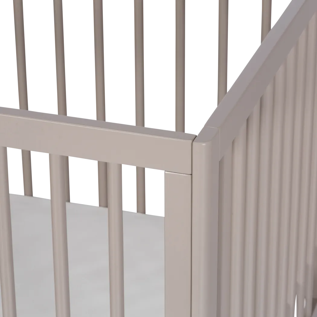 Kids Levia Taupe/Washed Convertible Crib - Thumbnail - Image 4