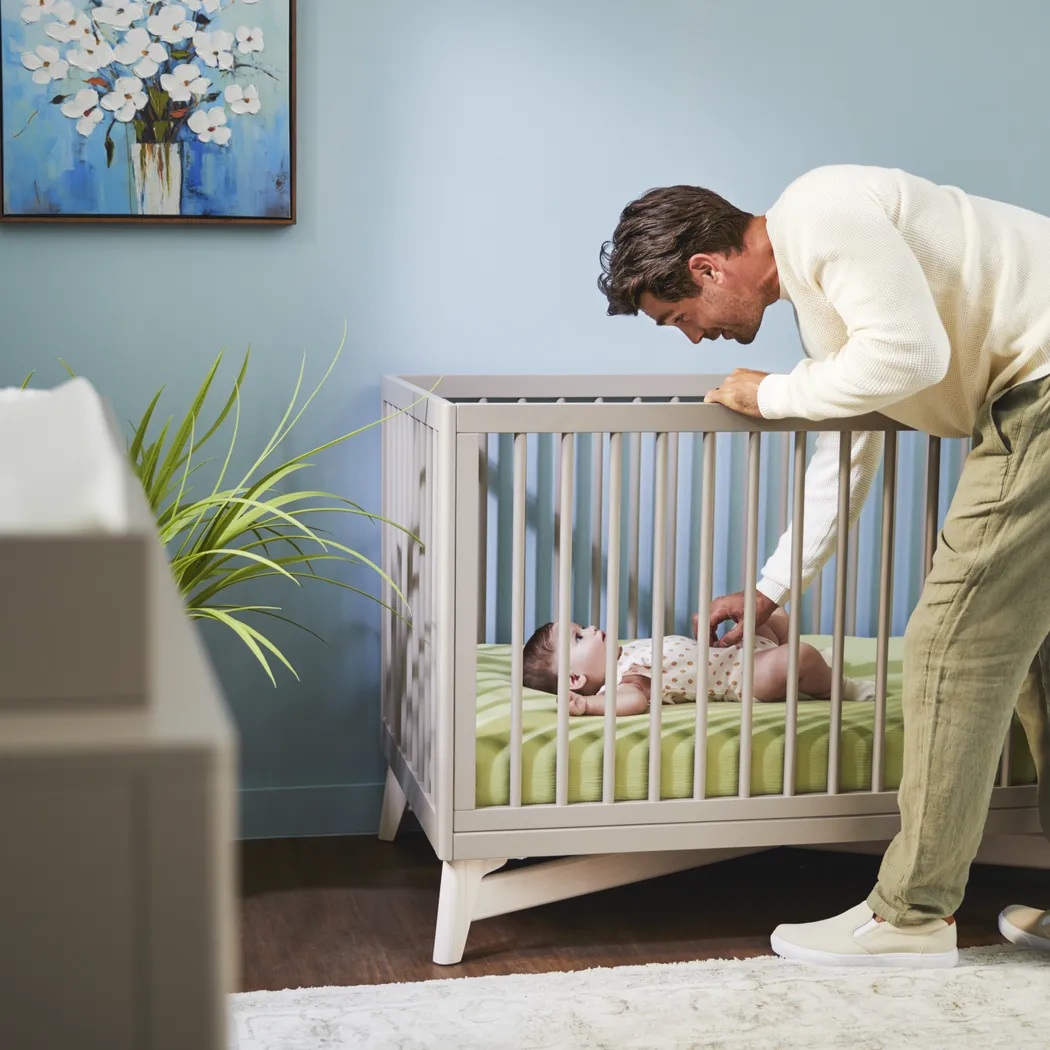 Kids Levia Taupe/Washed Convertible Crib - Thumbnail - Image 5