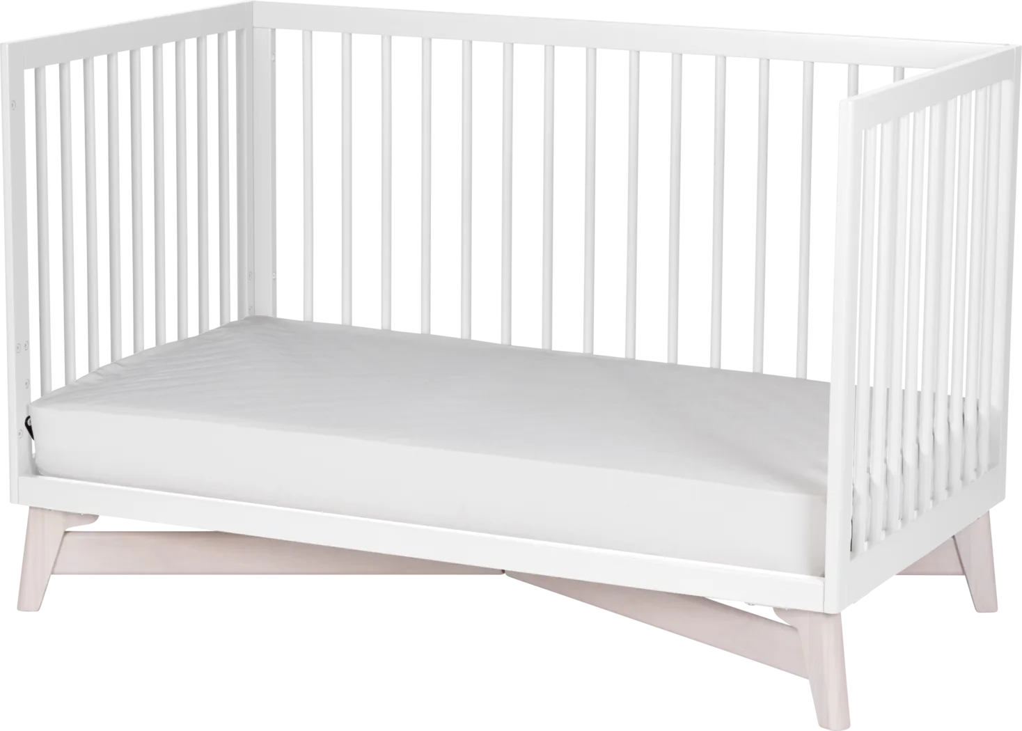 Kids Levia White/Washed Convertible Crib - Thumbnail - Image 3
