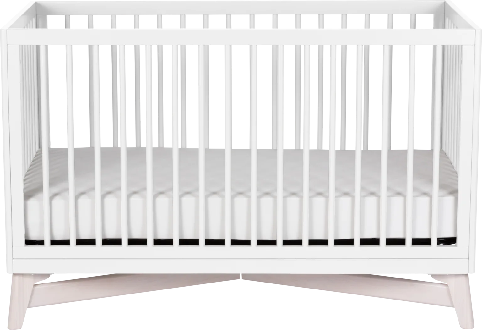 Kids Levia White/Washed Convertible Crib - Thumbnail - Image 4