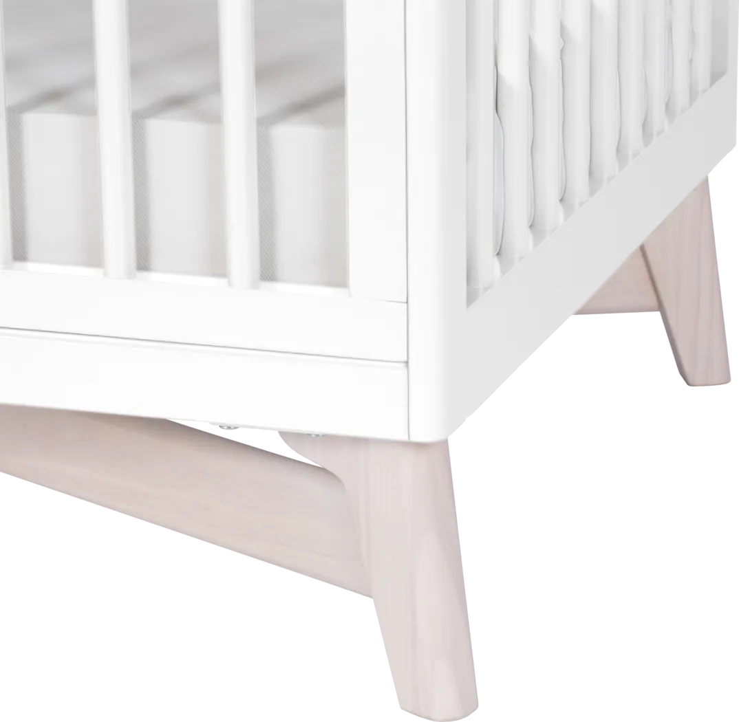 Kids Levia White/Washed Convertible Crib - Thumbnail - Image 5