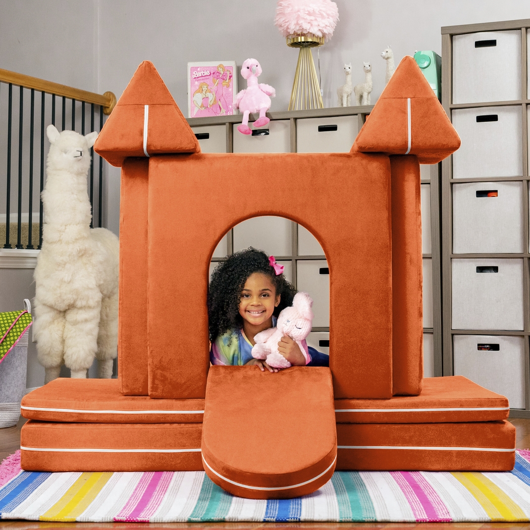 Kids Liezel Orange Castle Gate Playset - Thumbnail - Image 2