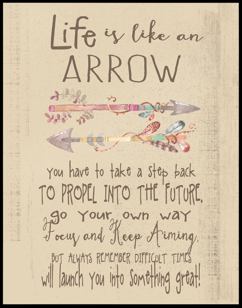 Kids Life is Like an Arrow Artwork - Thumbnail - Image 1