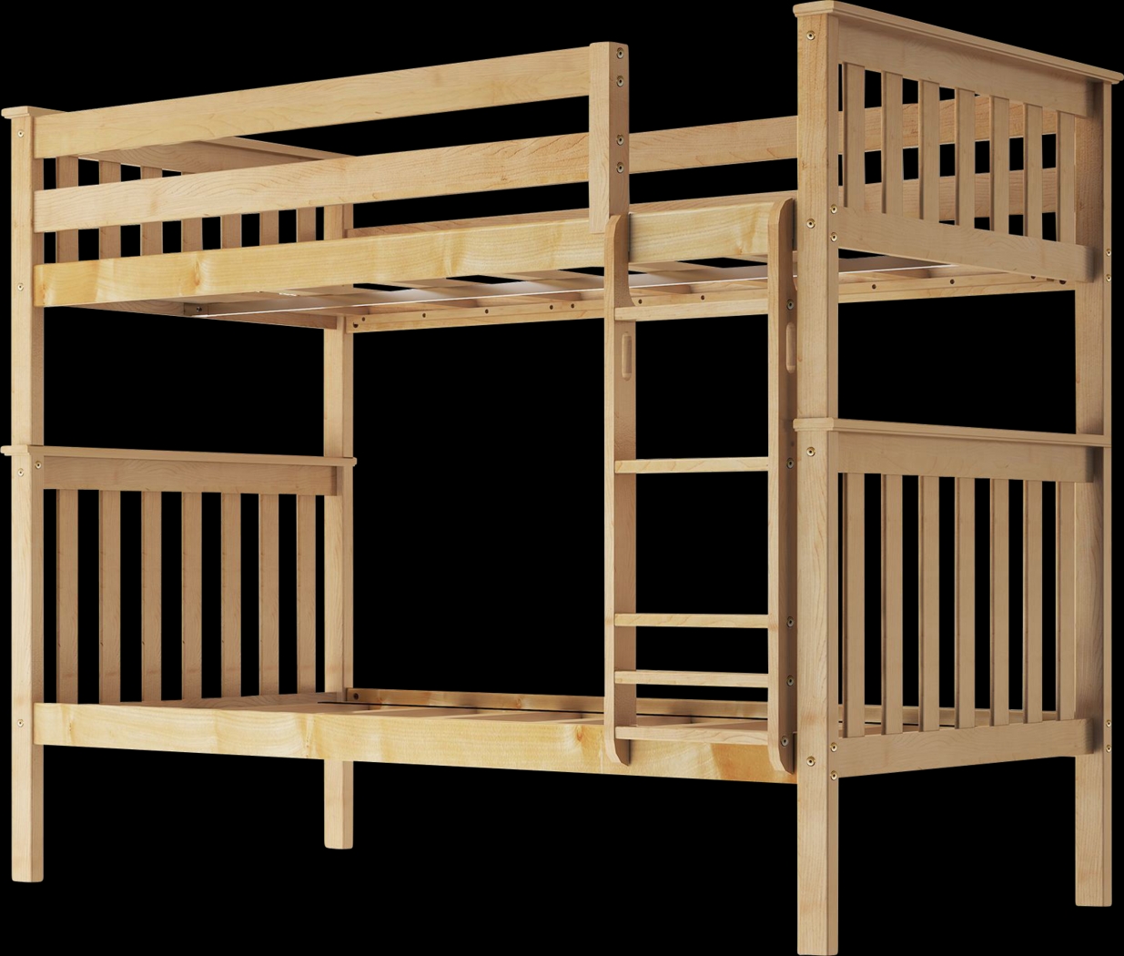 Kids Lilose I Natural Twin/Twin Bunk Bed - Thumbnail - Image 1