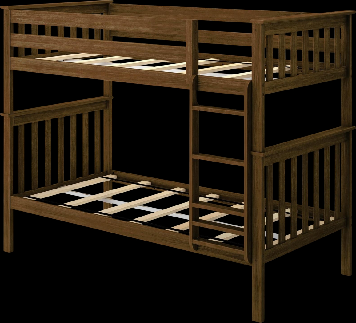 Kids Lilose I Walnut Twin/Twin Bunk Bed - Thumbnail - Image 1