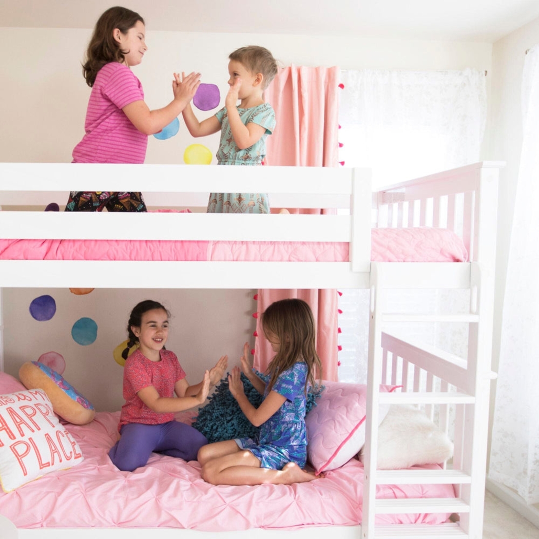 Kids Lilose I White Twin/Twin Bunk Bed - Thumbnail - Image 3