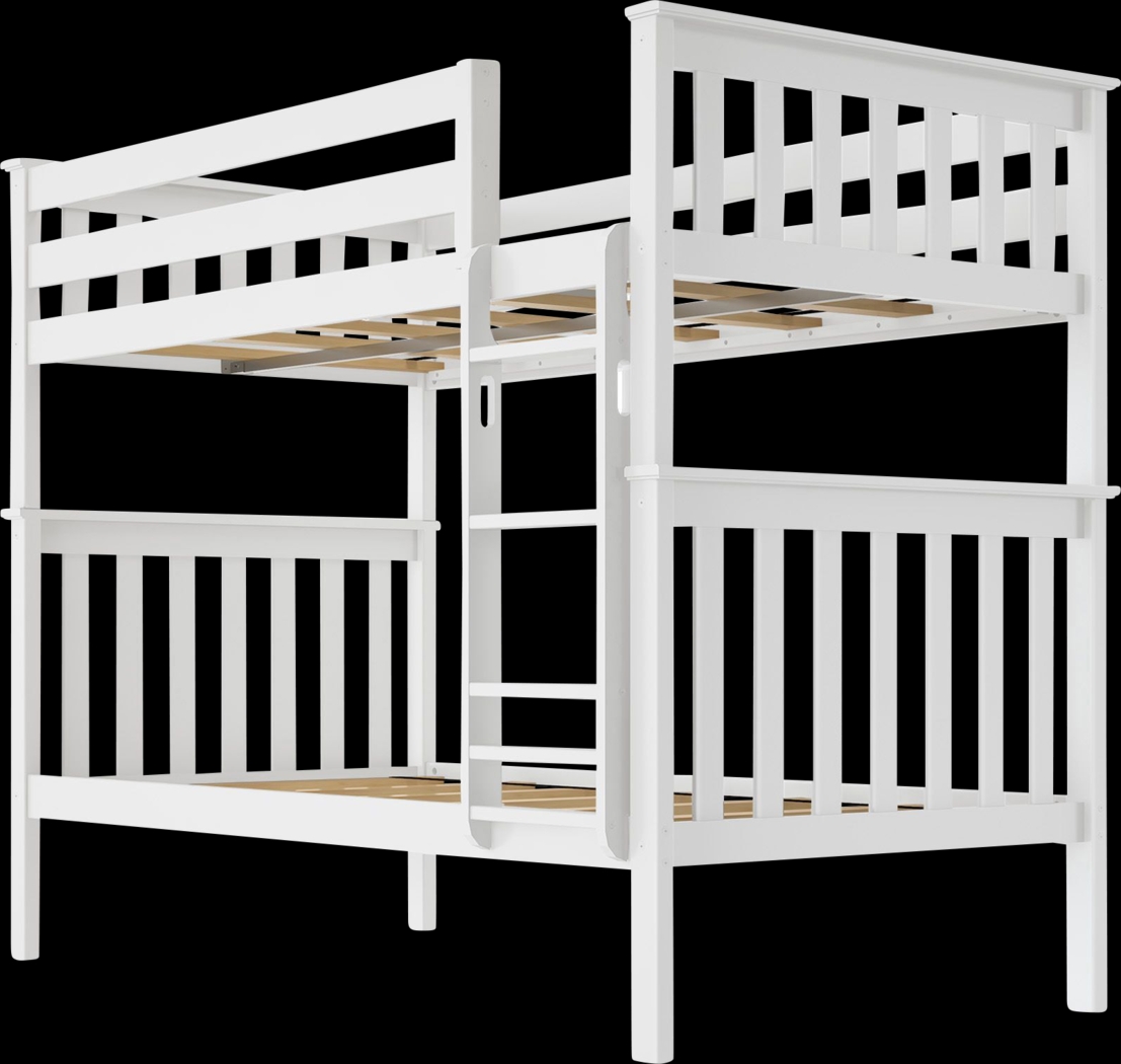 Kids Lilose I White Twin/Twin Bunk Bed - Thumbnail - Image 4