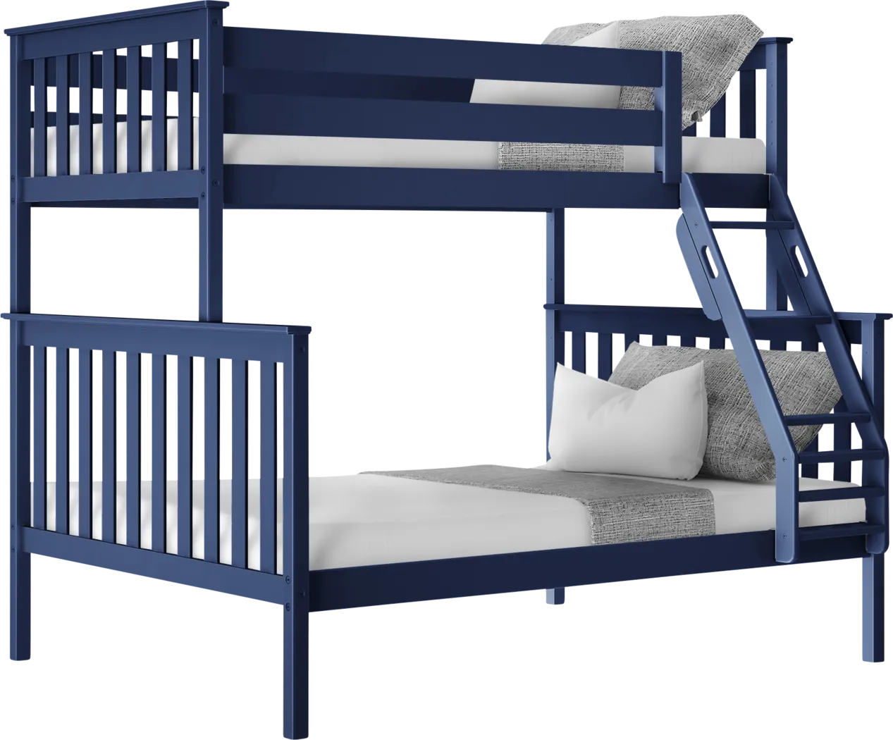 Kids Lilose II Blue Twin/Full Bunk Bed - Thumbnail - Image 3