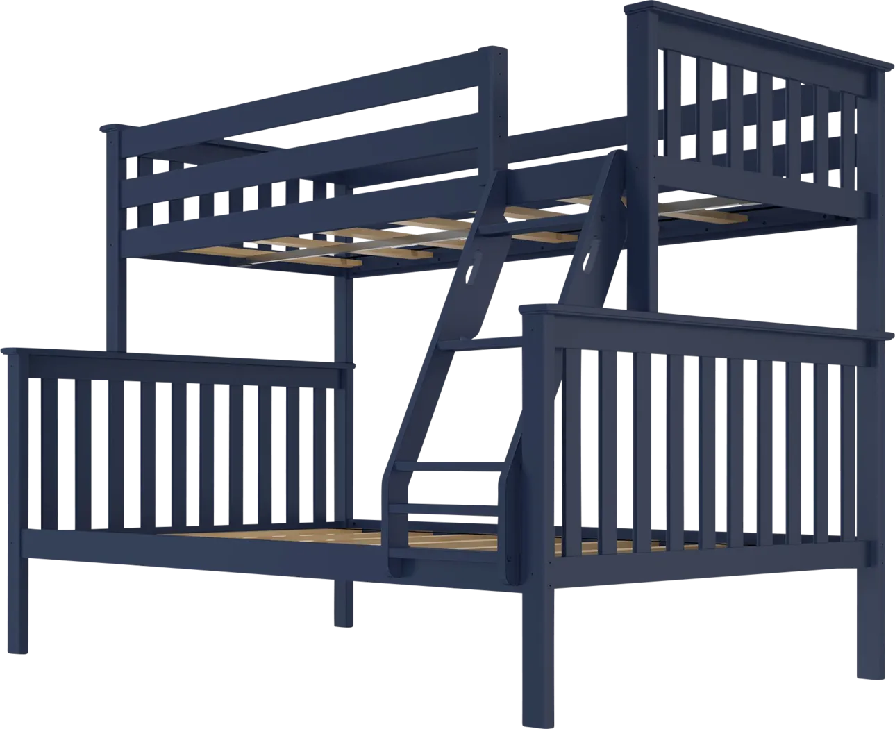 Kids Lilose II Blue Twin/Full Bunk Bed - Thumbnail - Image 1