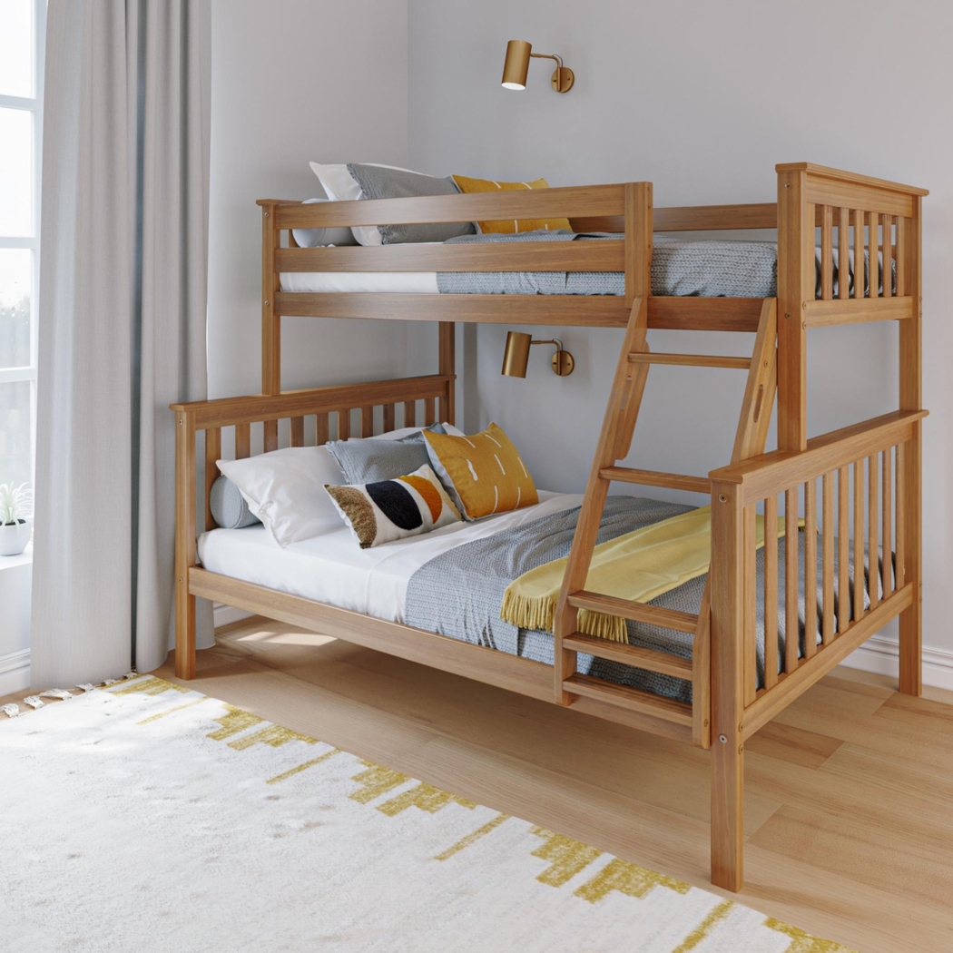 Kids Lilose II Pecan Twin/Full Bunk Bed - Thumbnail - Image 2