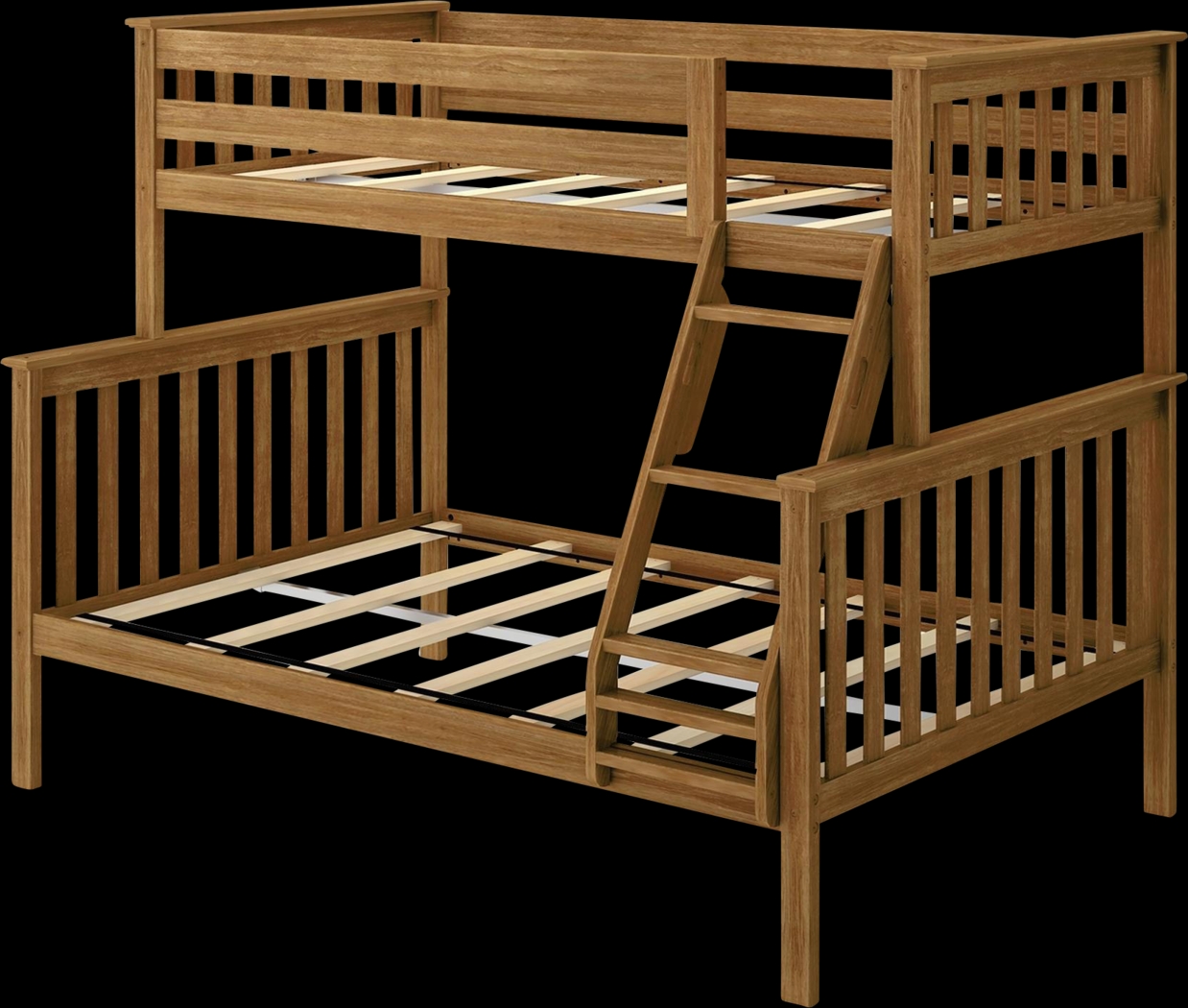 Kids Lilose II Pecan Twin/Full Bunk Bed - Thumbnail - Image 1