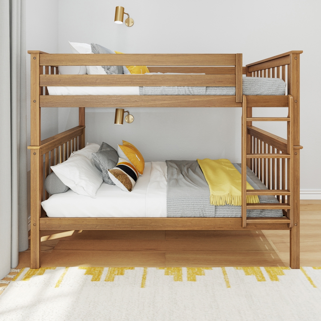 Kids Lilose III Pecan Full/Full Bunk Bed - Thumbnail - Image 3