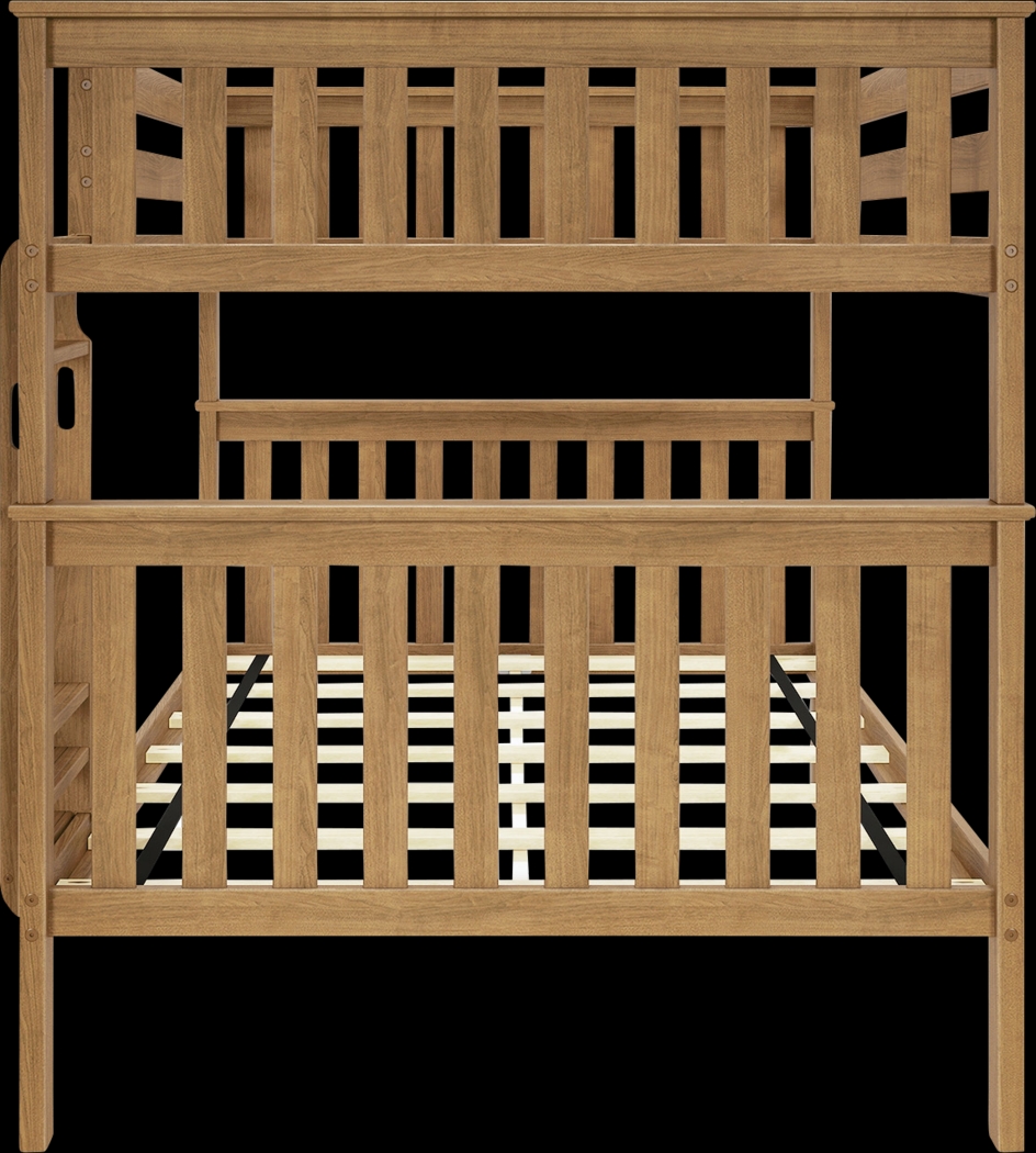 Kids Lilose III Pecan Full/Full Bunk Bed - Thumbnail - Image 4