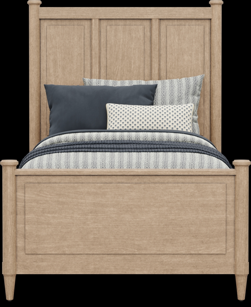 Kids Lindbrook Sand Twin Panel Bed - Thumbnail - Image 3