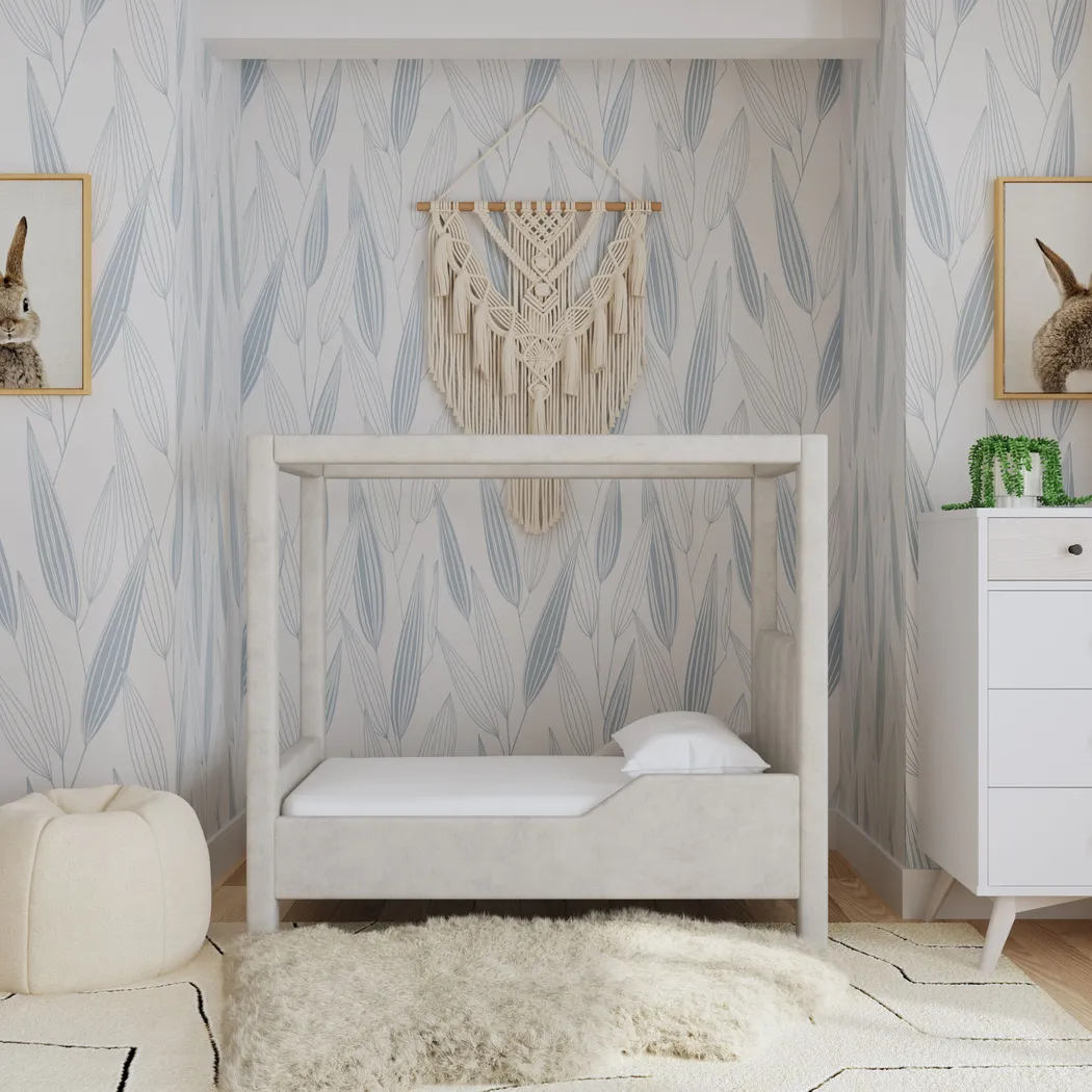 Kids Linne Gray Toddler Bed - Thumbnail - Image 2