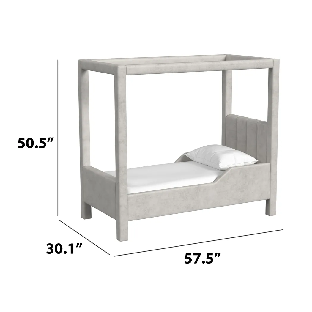 Kids Linne Gray Toddler Bed - Thumbnail - Image 3