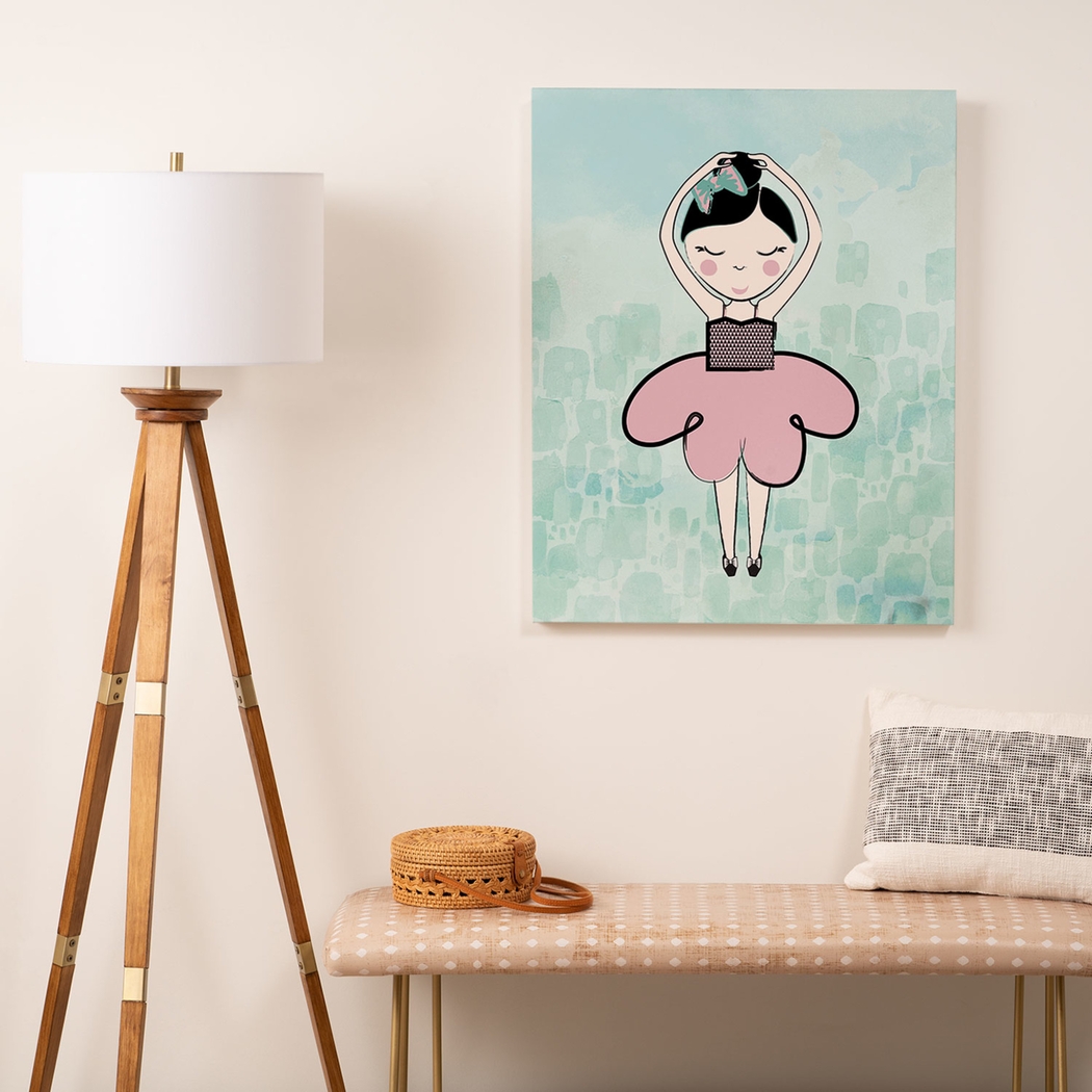 Kids Little Ballerina II Blue Artwork - Thumbnail - Image 2