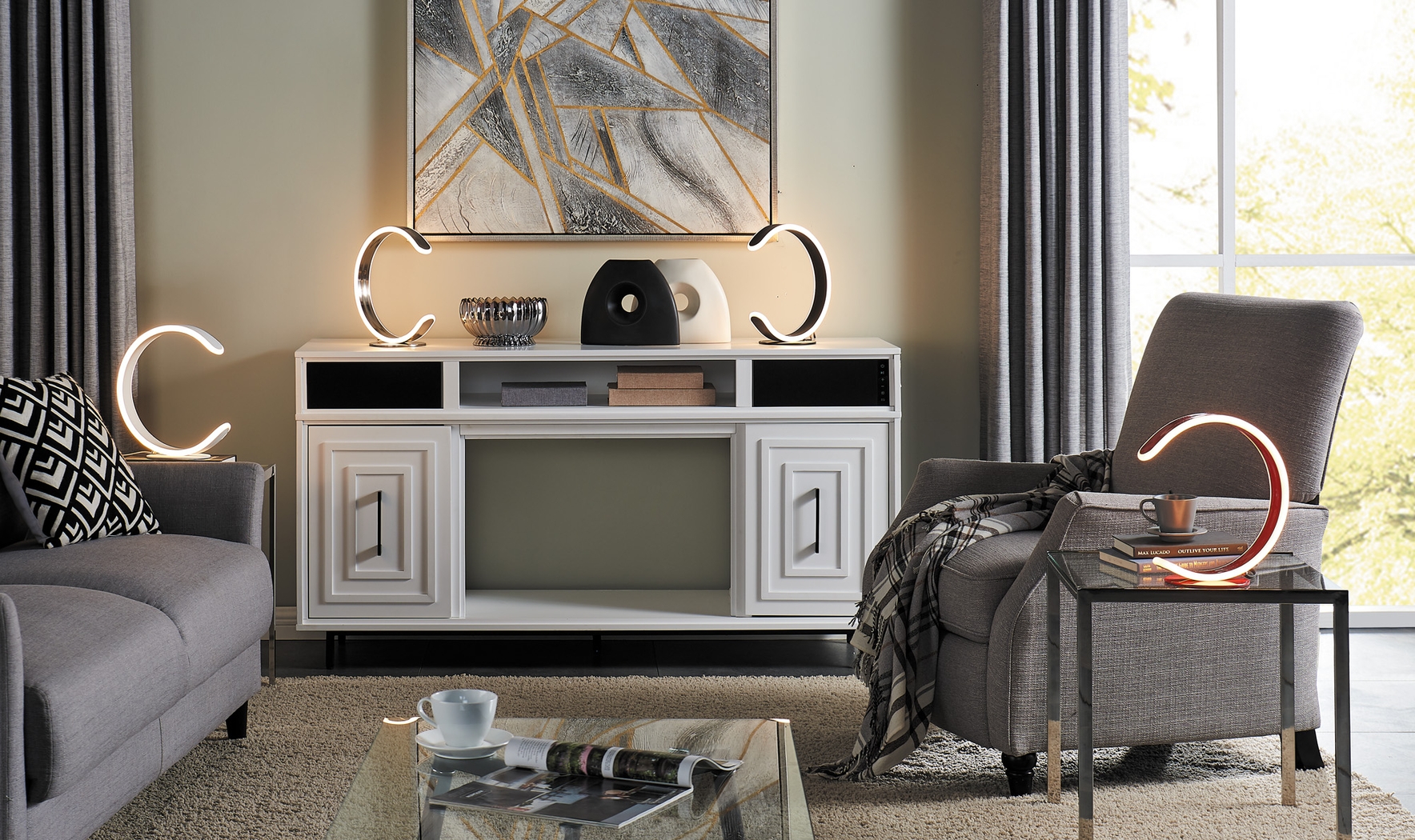 Kids Lochran White Lamp - Thumbnail - Image 4