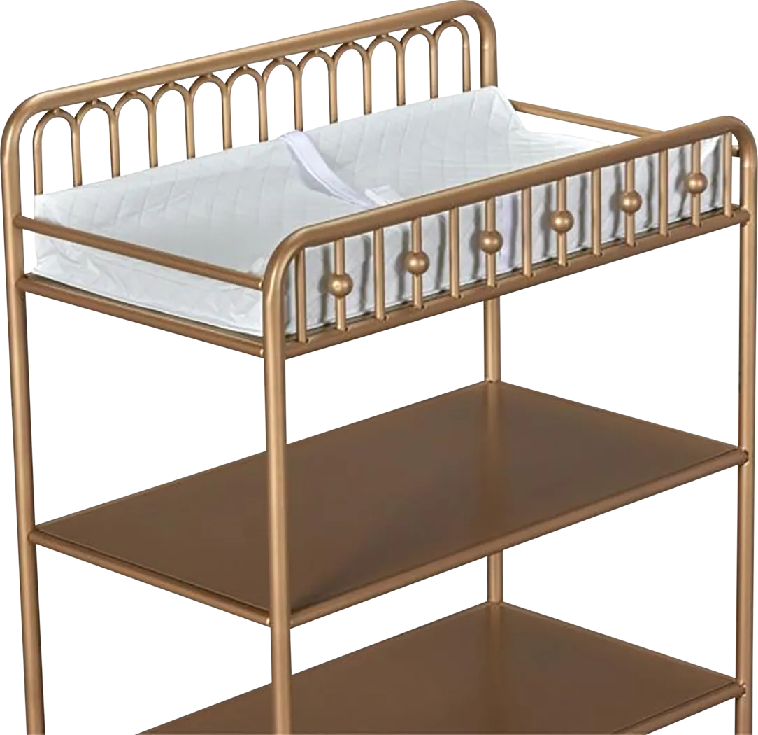 Kids Lolle Gold Changing Table - Thumbnail - Image 3