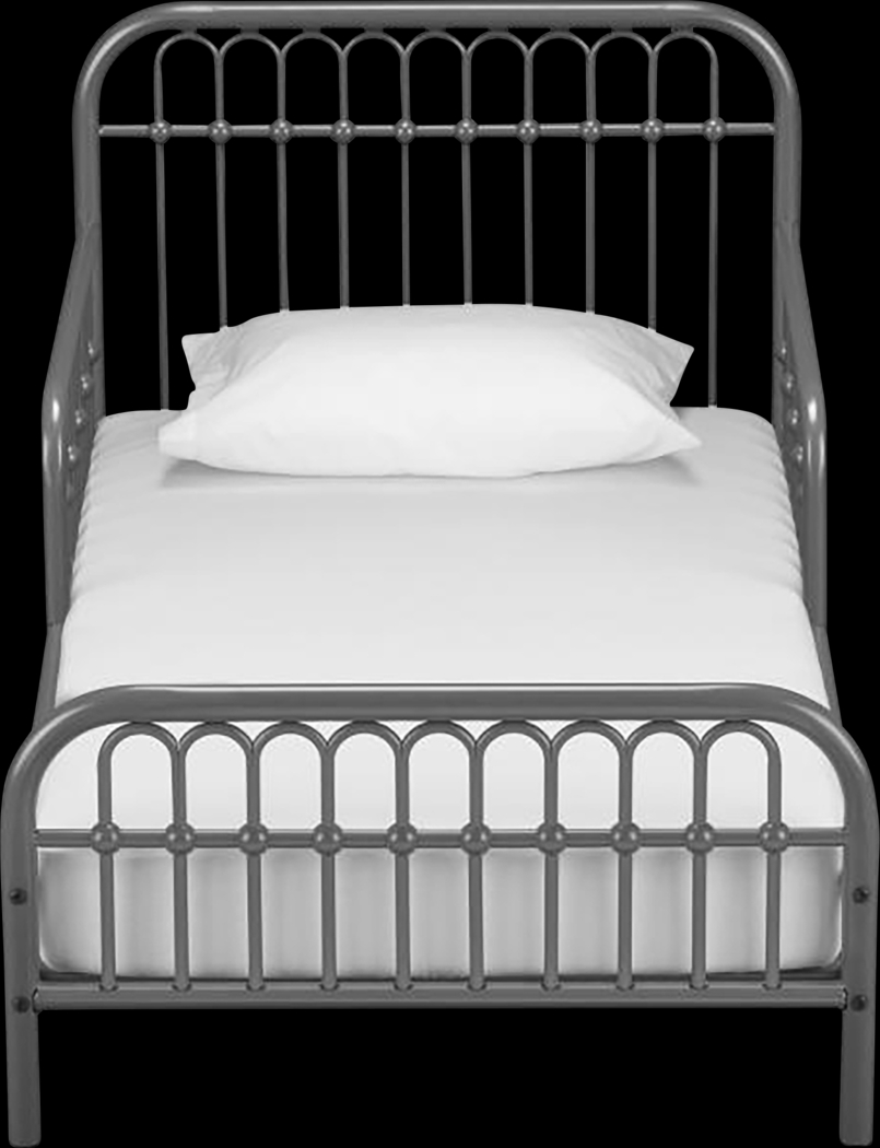 Kids Lolle Gray Toddler Bed - Thumbnail - Image 3