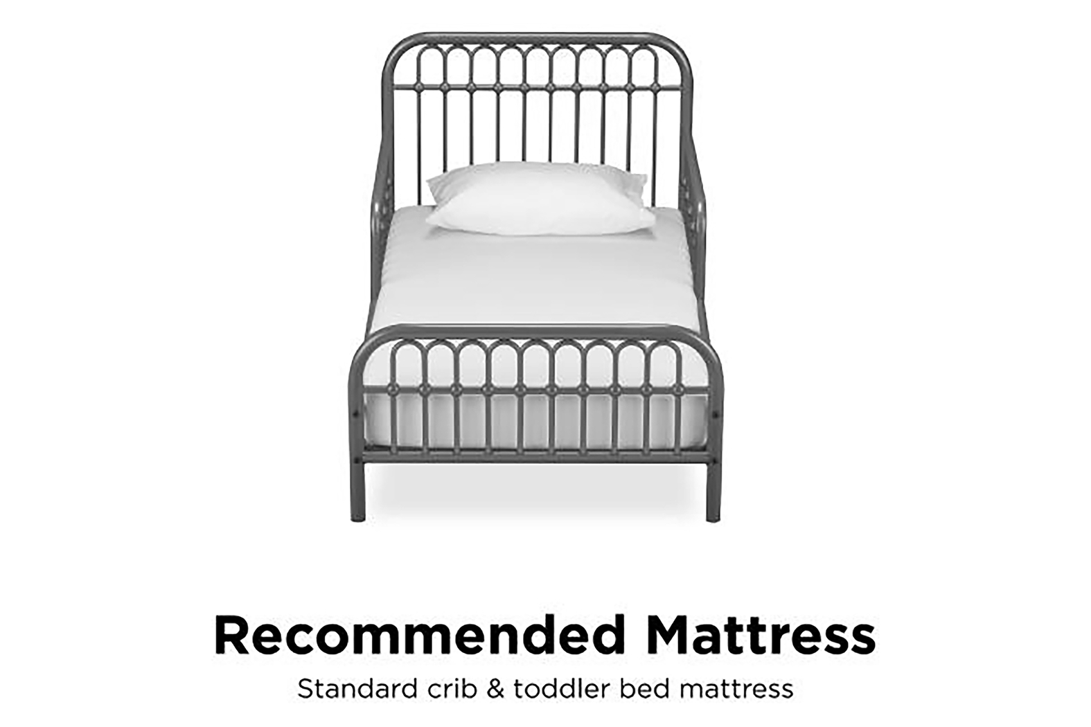 Kids Lolle Gray Toddler Bed - Thumbnail - Image 5