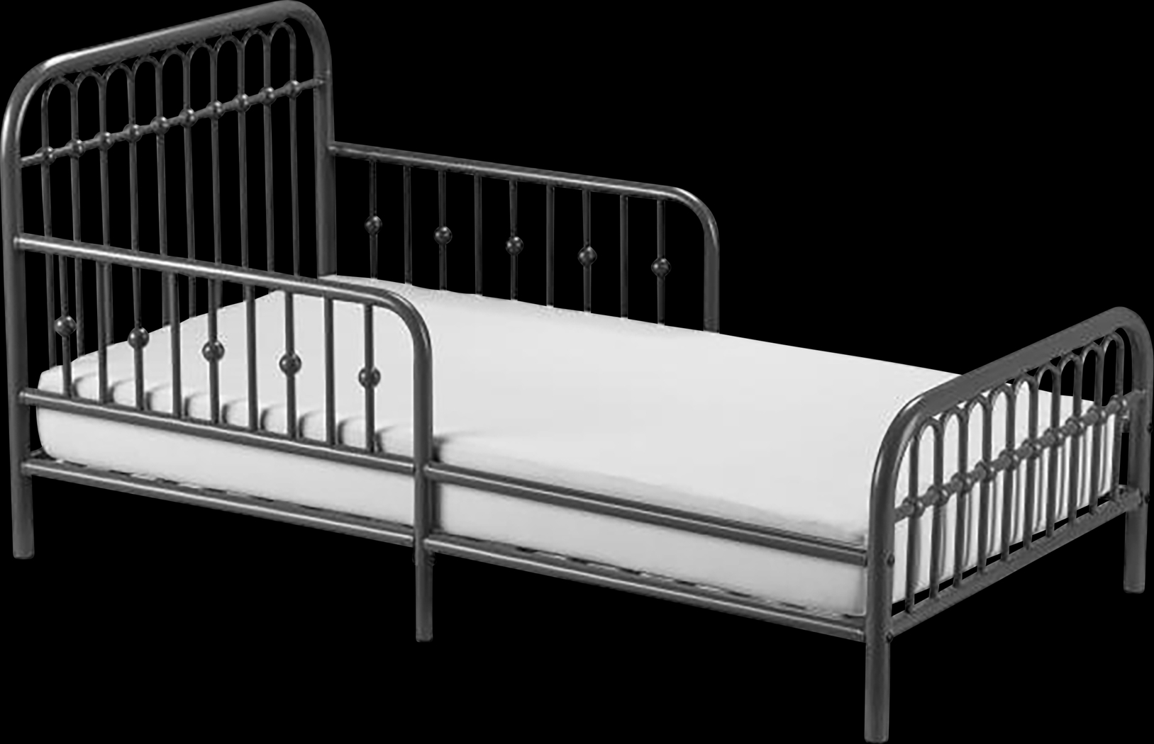 Kids Lolle Gray Toddler Bed - Thumbnail - Image 1